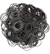 Foshine Rubber Bands 500pcs size#16 black Rubber Band Assorted Color samll elastic Bands, Rubber ...