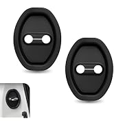 yorpyep Door Latch Protector, Rust-proof Silent and Shock-absorbing Silicone Cover, Tightly Fitti...