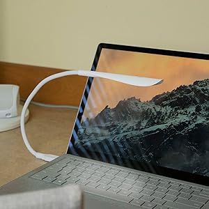 i2 gear laptop usb reading lamp light flexible