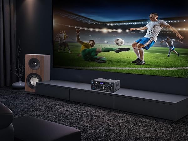 Bluetooth 5.0 Amplifier Stereo Home Audio Amp