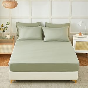 sage queen sheets