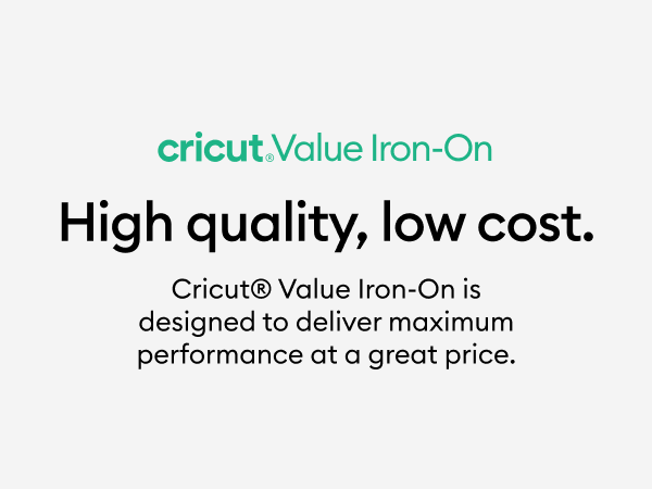 cricut value vinyl. high quality, low cost.