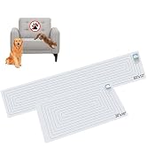 SEERWAY Scat Pet Shock Mat 2 Pieces in Different Size, Shock Pads for Dogs and Cats Training Indo...