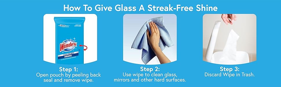 How to give glass a streak-free shine