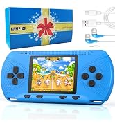 Handheld Game for Kids - Preloaded 258 Retro Video Games & 3 Cartridges, 3.0" HD LCD Screen, Port...