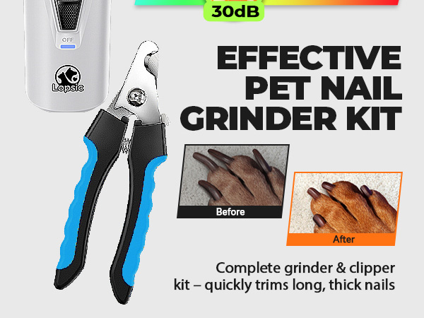 effective pet nail grinder kit