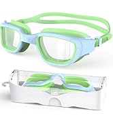 Zeligerstar Kids Swim Goggles,Swimming Goggles for Kids 6-14, Anti-Fog UV Protection Pool Goggles...