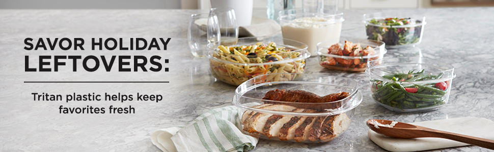 Rubbermaid Premier Tritan plastic helps keep favorites fresh