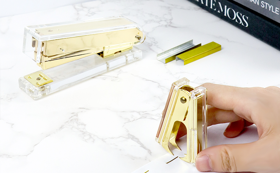 gold staple remover