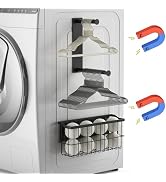 MFTEK Magnetic Dryer Ball Holder and Magnetic Hanger Holder for Laundry Room Organization, Extend...
