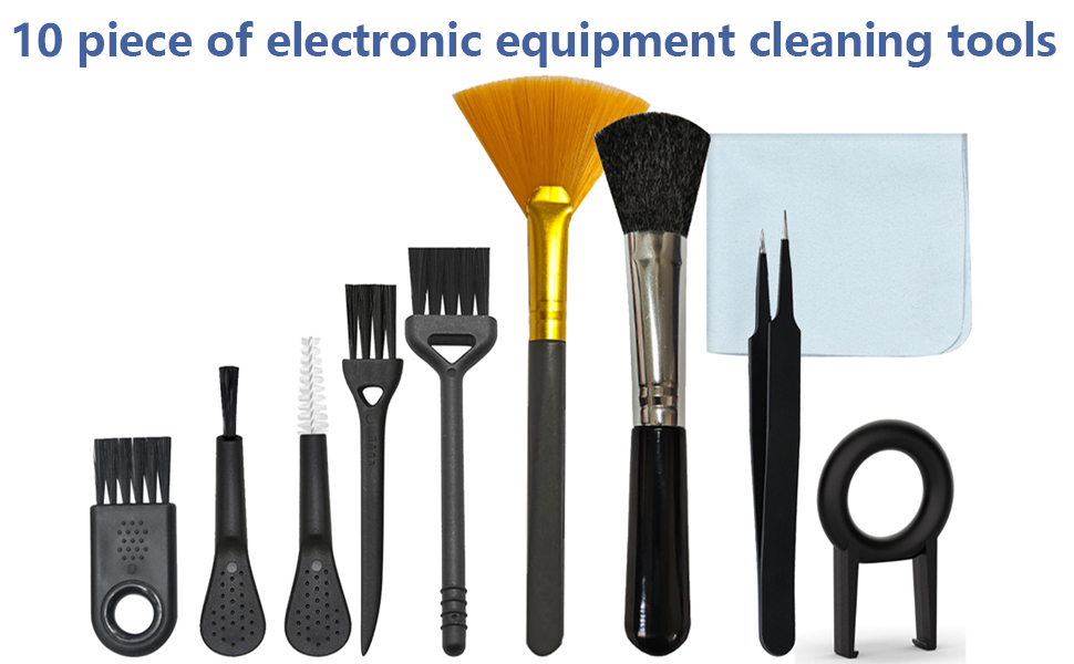 Anti Static Nylon Electronics Cleaning Brush Kit