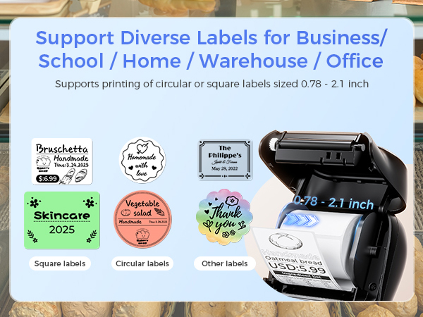 Bluetooth label maker