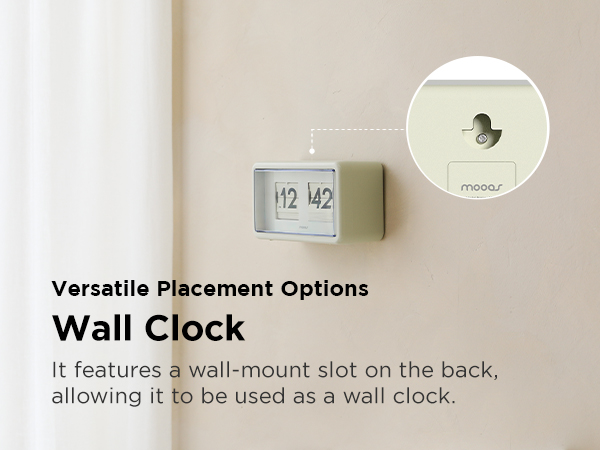 flip clock retro modern desk clock flip clock