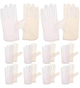 KALLORY 10 Pairs Esd Anti-static Gloves Pu Coated Breathable Work Gloves with Non-slip Grip for E...