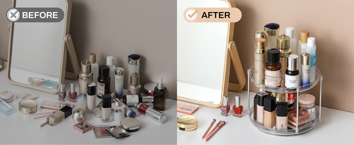 lazy susan turntable organizer