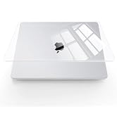 soonjet Compatible with MacBook Air 13 inch Case, Crystal Clear Shell, Fits 2022-2025 M4/M3/M2 Mo...