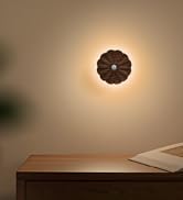 wooden flower stick on night light