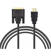 Tianle HDMI to DVI Adapter Cable, 1m CL3 Rated High Speed Bi-Directional DVI-D 24+1 Male to HDMI ...