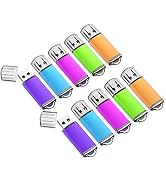 K&ZZ 32GB Flash Drive USB 2.0 Flash Memory Stick Drive 10 Pack 32 GB USB Flash Drives Thumb Drive...