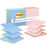 Post-it Pop-up Notes, 12 Sticky Note Pads, 3 x 3 in., School Supplies, Office Products, Accordion...