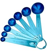 Blueden Measuring Spoons, SUS304 Stainless Steel Measuring Cups Set of 7 Piece: 1Tbsp&1/2Tbsp,1ts...