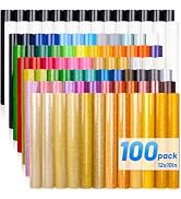 Premium Heat Transfer Vinyl - Vibrant 63 Colors, DIY Glitter & Matte
