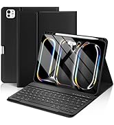 KBCASE Keyboard Case for iPad Pro 11-inch (M4) 2024, Detachable Bluetooth Keyboard Case with Penc...