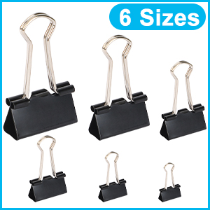 Binder Clips Assorted Sizes