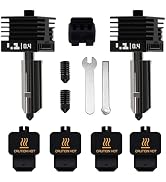 0.4MM H2D/H2S Combo Hotend Print Head Hot End Kit Extruder Upgrade:with 4PCS Silicone Cover Sock ...