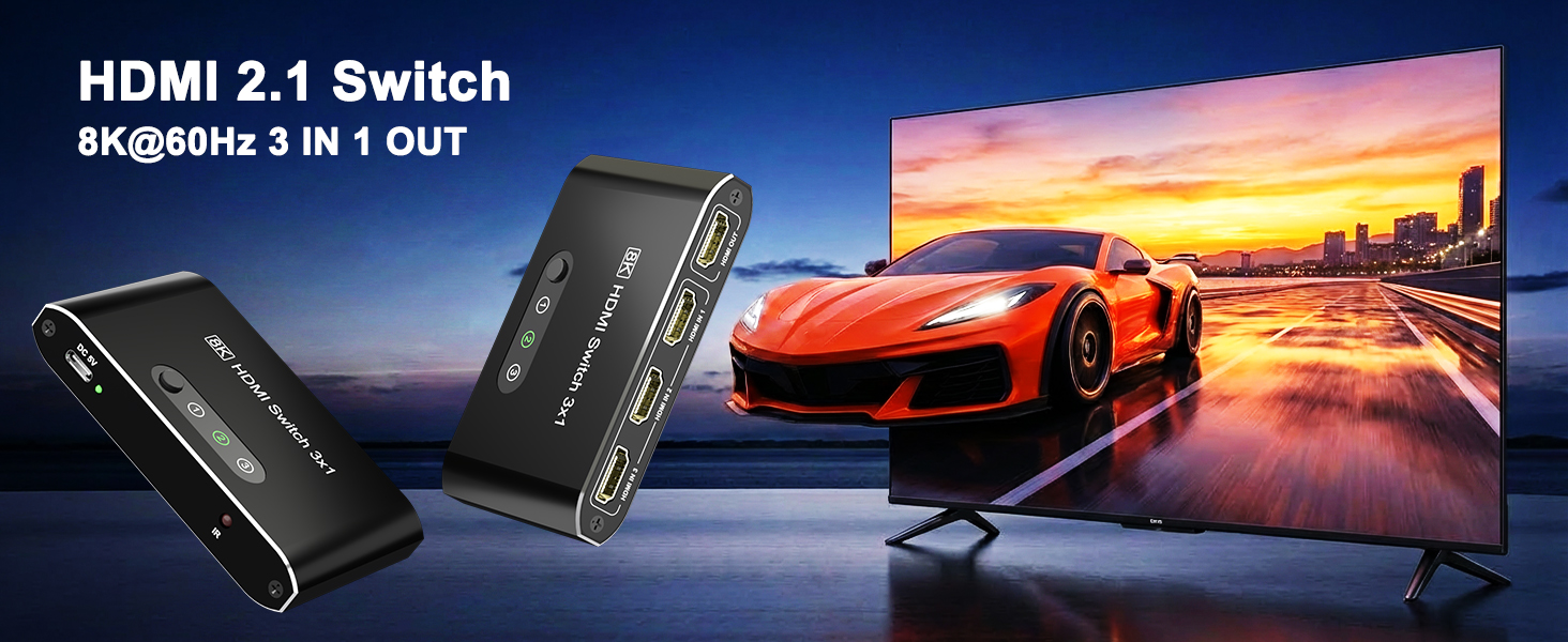 8K 60Hz HDMI Switcher