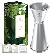 Homestia Double Cocktail Jigger with Measurements Inside(OZ&ML) Stainless Steel Bar Measuring Jig...