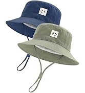 FURTALK Baby Sun Hat Smile Face Toddler Boys Girls Bucket Hat 0-5 Years Kids UPF 50+ Sun Protecti...
