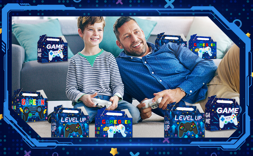 video game paper box
