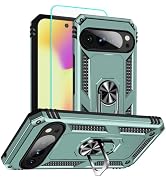 HNHYGETE for Pixel 10 Case/Pixel 10 Pro Case with Screen Protector: 360°Grade Rotatable Kickstand...