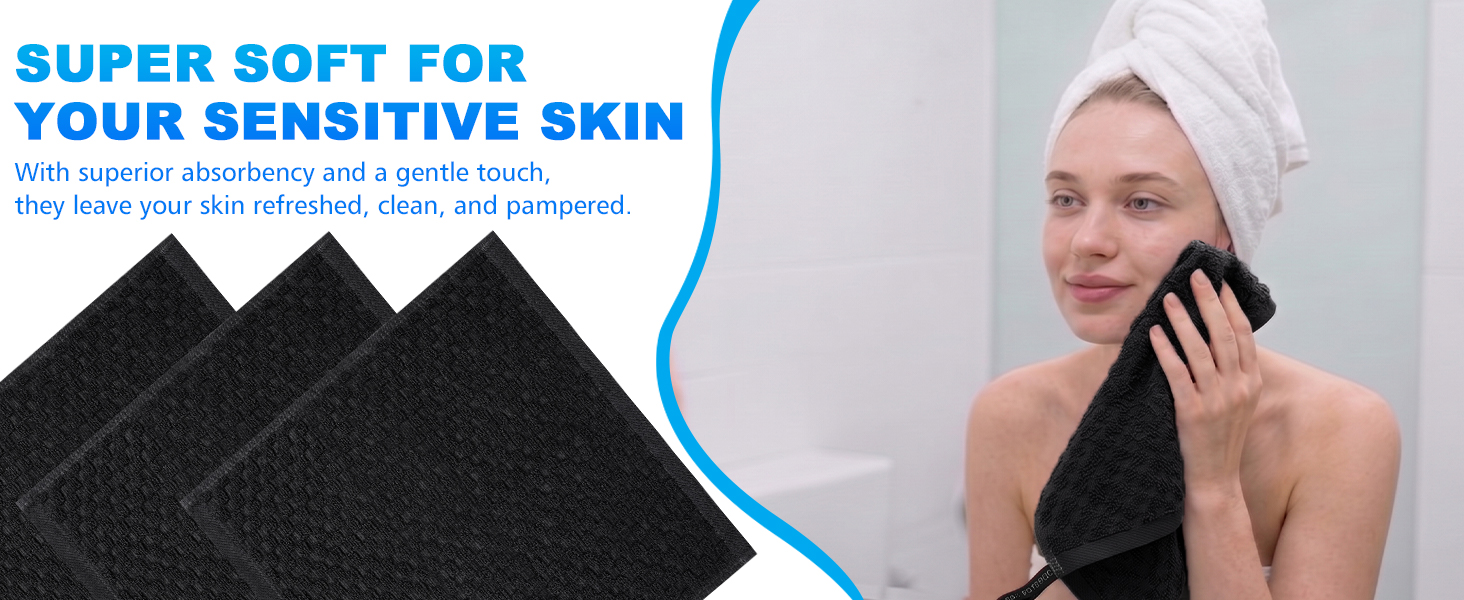 100% Cotton Wash Cloths