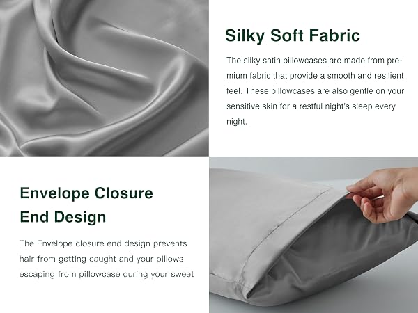 silk satin pillowcase