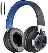 COOSII AC01 Over Ear Wired Headphones with Microphone, Corded Noise Isolating Stereo Headsets for...