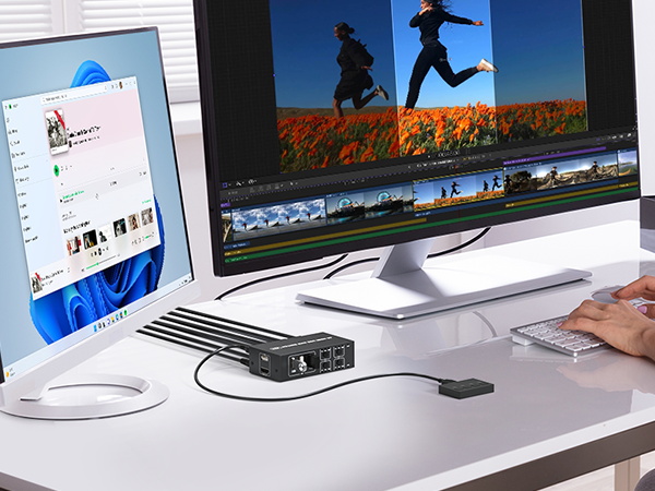4k kvm switch hdmi 4 port box