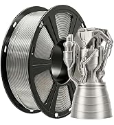 TEQStone Metallic PETG Filament 1.75mm, 3D Printer Filament with Stunning Metal Luster, +/- 0.02m...