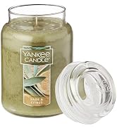 Yankee Candle Sage & Citrus Scented, Classic 22oz Large Jar Single Wick Candle, Over 110 Hours of...