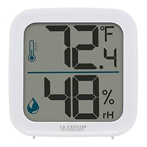 lacrosse, la crosse, 302-1407W, digital, temperature, thermometer, indoor, humidity, hygrometer