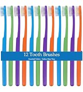 Henry Schein Acclean Youth Toothbrush – 28 Tuft, Diamond Compact Head, Assorted 4 Colors, Soft Br...