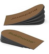 Adjustable Heel Lift Inserts for Shoes - Bukihome Orthopedic Shoe Lift for Uneven Legs 4 Layers H...