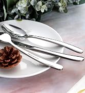 Onader 40 Piece Heavy Duty Silverware Flatware Set for 8