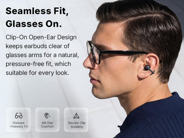 Clip on earbuds