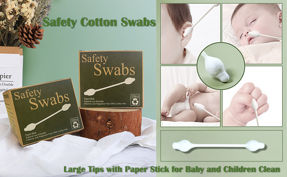 baby safety cotton swabs