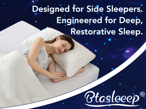 side sleeper pillows for neck pain relief crescent pillow side sleeper adjustable loft pillow