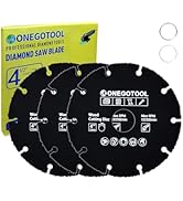 ONEGOTOOL 4-1/2 inch Circular Saw Blades for Wood Cutting Angle Grinder Blades for Woodworking, P...