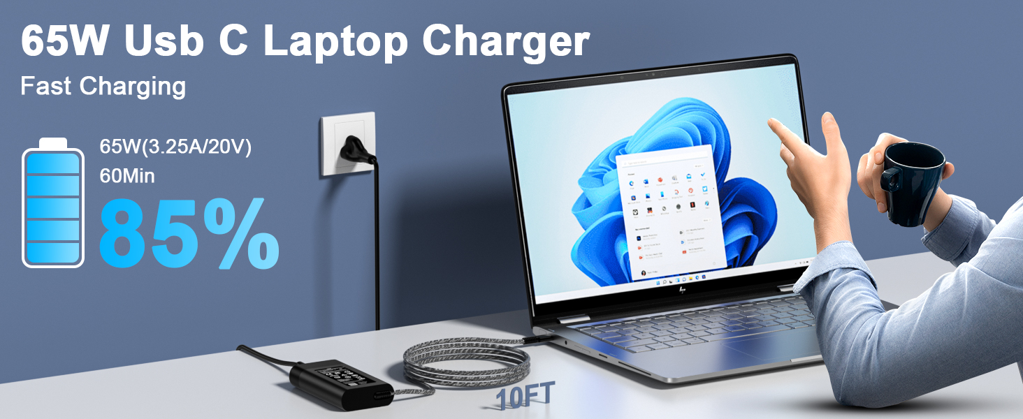 hp usb c laptop charger
