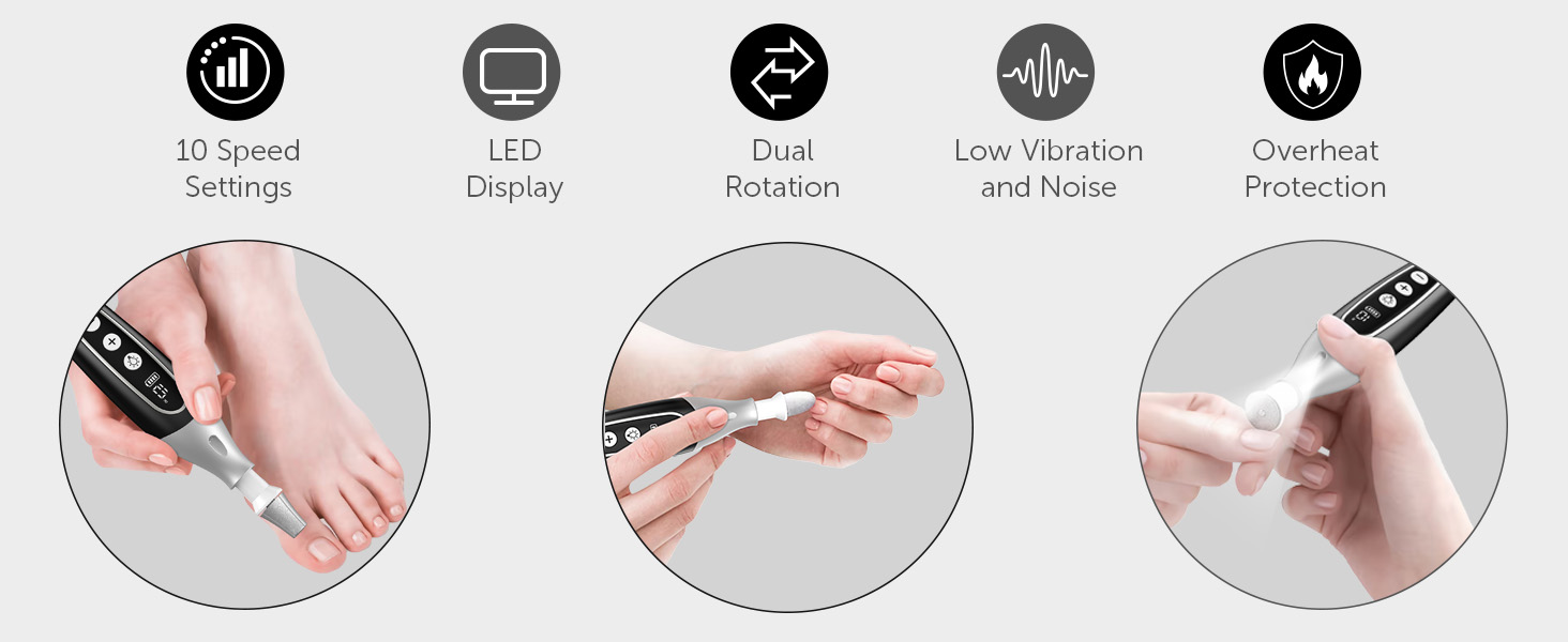 toe nail toenail grinder for thick toenails